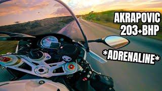 CHASING SUNSET ON BMW S1000RR | *ADRENALINE*