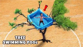 Finally !! पेड़ पे SWIMMING POOL बना दिया  | Virender Singh