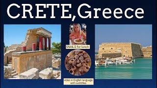 ️The largest Greek Island I   beach Ammoudara I Andrea Papandreou I Petousis rest I Palace Knossos