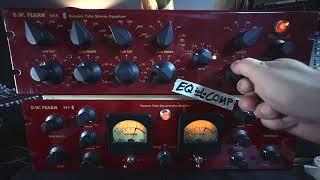 D.W. Fearn VT-5 & VT-7 – "Vacuum Tube Stereo Equalizer & Compression Amplifier " – DEMO (no talking)