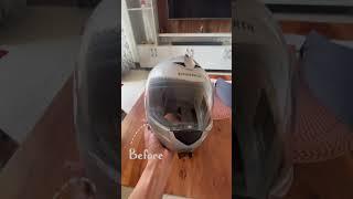 Replacing Schubert C3 Pro helmet visor #bmwgs1250 #loorloor #bike #schuberth #travelvlog