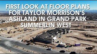 First Look at Floor Plans for Taylor Morrison's Ashland in Grand Park Summerlin West