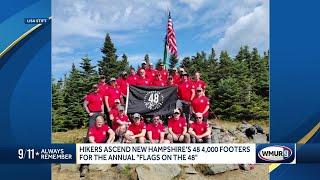 Hikers ascend New Hampshire's 48 4,000 footers for annual 'Flags on the 48'