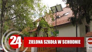 Szkoła w środku lasu.Schodno