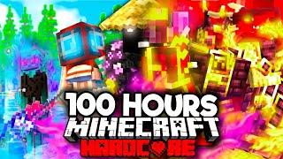 I Survived 100 Hours in MODDED Minecraft Hardcore! [FULL MOVIE]