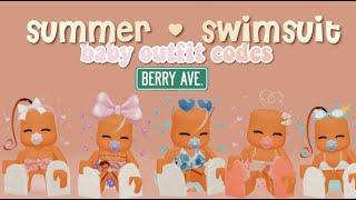 Cutesy Baby Berry Avenue Summer & Swimsuit Outfit Codes   | bunniory ౨ৎ