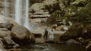 Toccoa Falls Wedding Film - | A Georgia Waterfall Elopement | Toccoa Falls Wedding Elopement Video