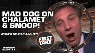 Mad Dog's JEALOUS Timothée Chalamet likes Stephen A. & missed a call from Snoop Dogg!  | First Take