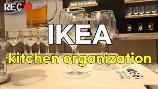 IKEA kitchen organization installation SHOWROOM  shopping in korea vlog ,haul , KOREA VLOG FOOD