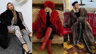 2024 Most Popular Flattering Collection Fur Coat for Girls#winter dress #furcoat #Gucci #hollywood