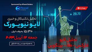 بازار مالی و خبر تورمی | هشدار ریسک بالای بازار  | تحلیل تکنیکال فارکس | تحلیل طلا | #لایوترید