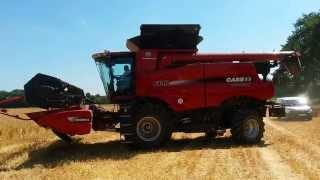 kombajn CASE IH - AXIAL FLOW 6140 w jęczmieniu VII 2015