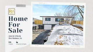 Home For Sale in Des Moines | 2815 E 27th St | Real Advantage Partners