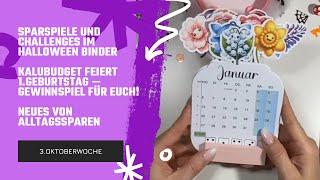 Sparspiele & Challenges | 3.Oktoberwoche | Wir feiern Geburtstag — Gewinnspiel für Euch | #budget