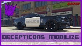 TRANSFORMERS (2007) - DECEPTICONS MOBILIZE SCENE REMAKE (GTA V MACHINIMA)