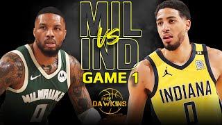 Milwaukee Bucks vs Indiana Pacers Game 1 Full Highlights | 2024 ECR1 | FreeDawkins