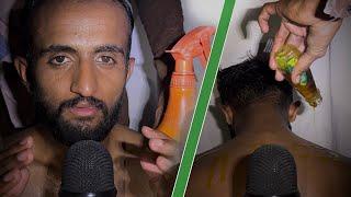 ASMR Head Massage & Back Massage