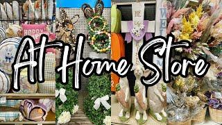 NEW AT HOME STORE 2025 SPRING DECOR SHOP WITH ME • 2025 Easter Decor