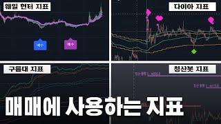 비트코인 다이아 & 노트 & 구름대 & 웨일헌터 지표 가이드