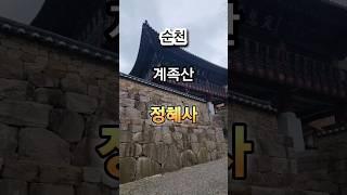 #정혜사 #사찰 #기도도량 #계족산 #순천 #순천여행 #여행지추천