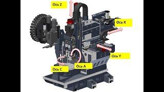 5-и осевая фрезеровка на фрез.  станке. - Example of 5-axis milling on a universal milling machine.