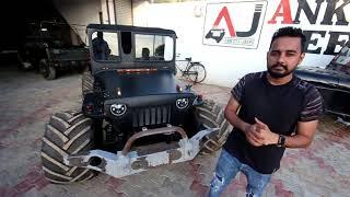 MODIFIED MONSTER JEEP WITH HEAVY TYER || ANKITA JEEPS ||