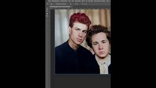 реставрация фото с помощью нейросети #фотошоп #фотообработка #photoshop #обработка #photoediting