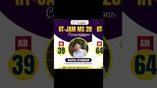 AIR-02 | IIT-JAM MS 2024 Mathstats Classes | Dr. Santosh sir | RESULTS #gate #ms #st #viral #iit_jam