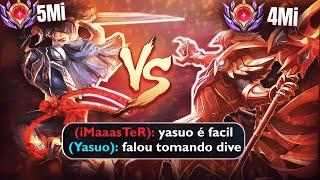 MONO YASUO ENFRENTA O MONO AZIR COM MAIOR MAESTRIA DO CHALLENGER