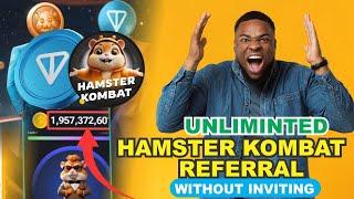 Do this To Earn Unlimited Hamster Kombat Referral without inviting (Proof)