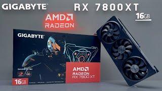 Asrock AMD Radeon RX 7800 XT 16GB UNOBX INSTALL GAMEPLAY