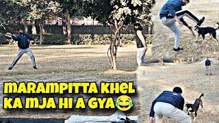 Aj to marampitta khel ke mja hi a gya ||  vlogs|| vikki choudhary @aarushbhola17 @ElvishYadavVlogs