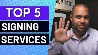 SIGNING SERVICES YOU SHOULD SIGN UP FOR AS A LOAN SIGNING AGENT | MY TOP 5 FAVORITE SIGNING SERVICES