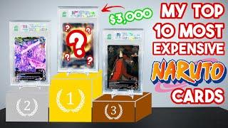 My TOP 10  Most Expensive Naruto Collectible Cards | MNT Grading #shorts