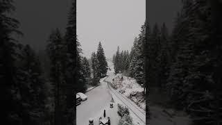 Snow White Mountain Switzerland Amazing View  | Snow Falling  Switzerland