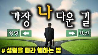 5.  가장 나다운 길(# 성령을 따라 행하는 법)