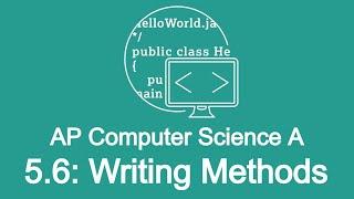 Writing Methods in Java! AP Computer Science A (5.6)