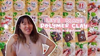 let's make earrings & figurines  tools, tips and tricks for making polymer clay crafts