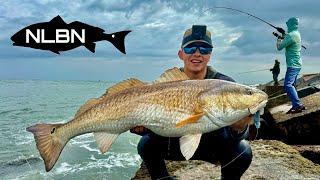 Jetty Fishing with NLBN Lures! (Port Aransas, Tx)