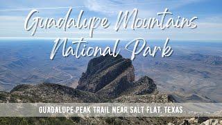 Hiking TEXAS : Guadalupe Peak Trail | Guadalupe Mountains National Park | 4K