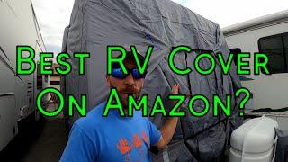 Best RV Cover On Amazon? - Fonzier Travel Trailer Cover/RV Cover