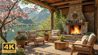 Gentle Atmosphere with Cozy Porch Ambience Relaxing piano Instrumental Music for Study, Work