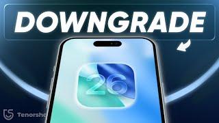 Downgrade iOS 26 to iOS 18 Without Losing Data - Delete iOS 26 Beta
