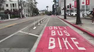 Culver City MOVE Project - riding it in the bus lane