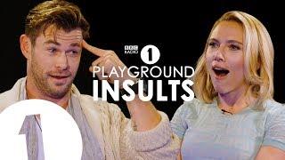 Chris Hemsworth and Scarlett Johansson Insult Each Other | CONTAINS STRONG LANGUAGE!