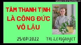 TÂM THANH TỊNH NIỆM PHẬT LÀ CÔNG ĐỨC VÔ LẬU