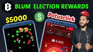 Blum Airdrop Drop Game | Blum New updates| Blum Drop Game Election edition| Potusclick Airdrop