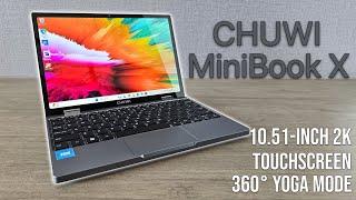 CHUWI MiniBook X Review: Compact Laptop with 2K Touchscreen Display & Yoga Mode!