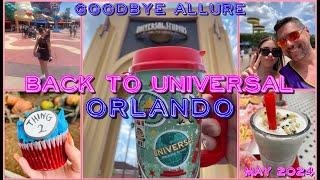 Leaving the Allure & back to Orlando | Universal & checking into our new hotel | Florida | May 2024