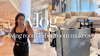 Living Room + Bedroom Makeover | Day in the life of an Interior Stylist